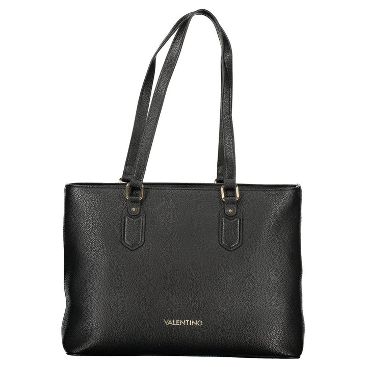 Mario Valentino - Nero Poliuretano Womens Bag with Internal Pocket and Phone Spaces