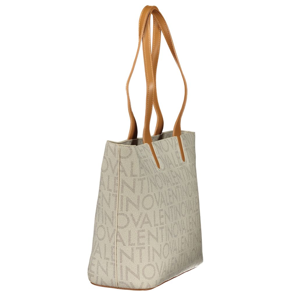 Mario Valentino - Beige Polyurethane Womens Bag