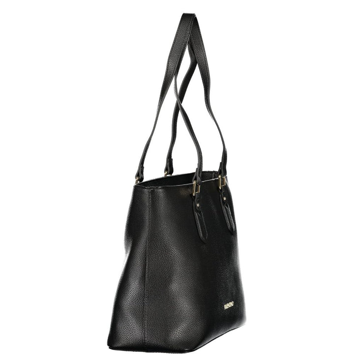 Mario Valentino - Nero Poliuretano Womens Bag with Internal Pocket and Phone Spaces