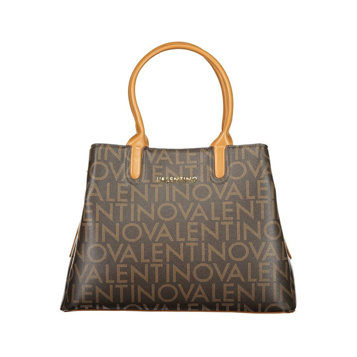 Mario Valentino - Brown Polyurethane Women’s Bag With Handles