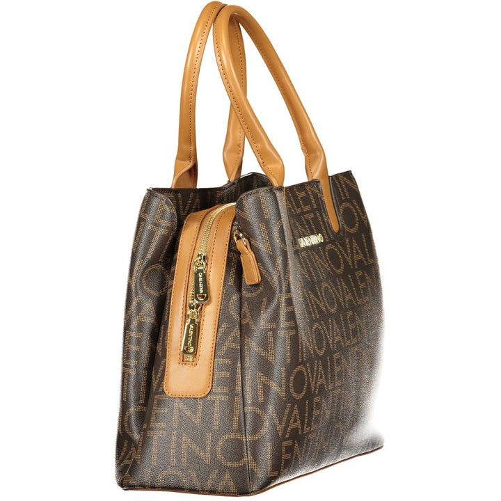 Mario Valentino - Brown Polyurethane Women’s Bag With Handles