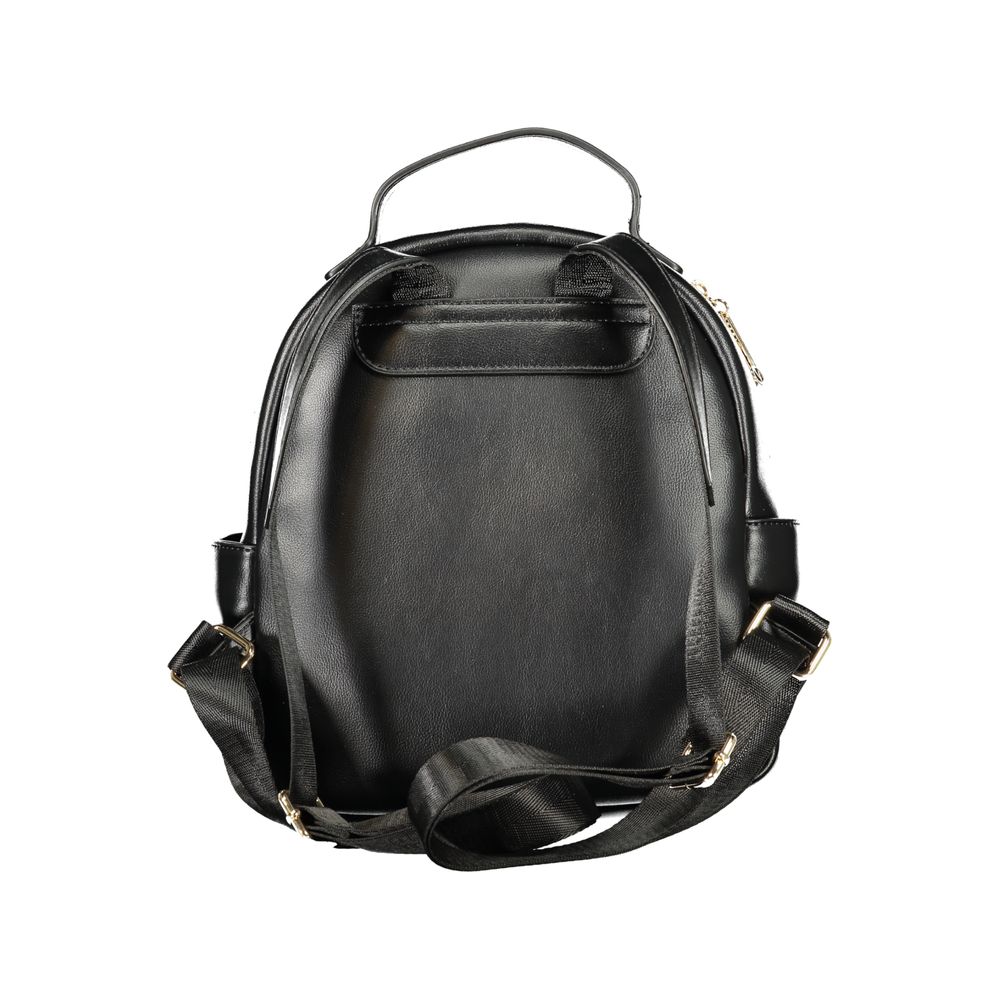 Mario Valentino - Black Polyurethane Women’s Backpack