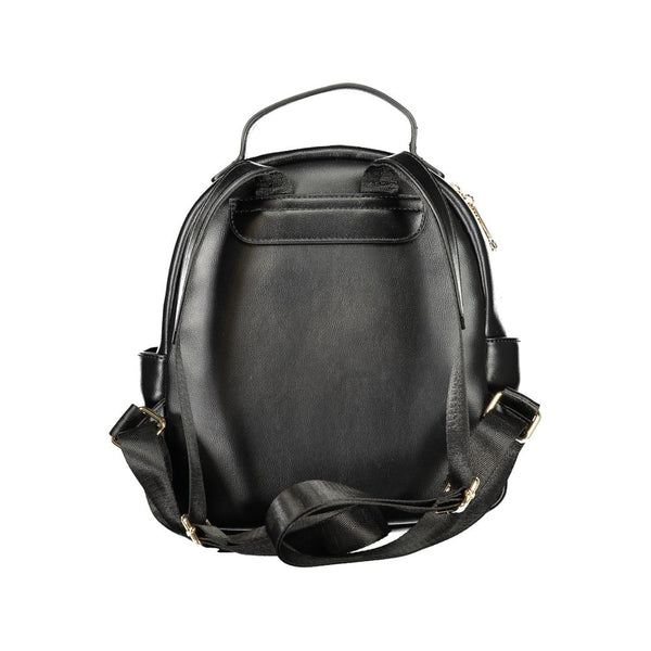 Mario Valentino - Black Polyurethane Women’s Backpack