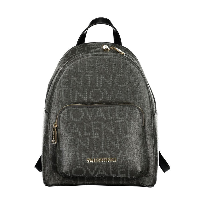 Mario Valentino - Black Polyurethane Womens Backpack