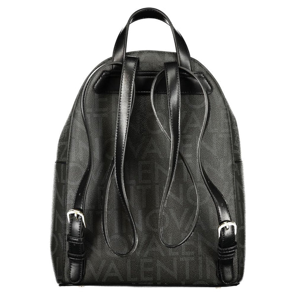 Mario Valentino - Black Polyurethane Womens Backpack