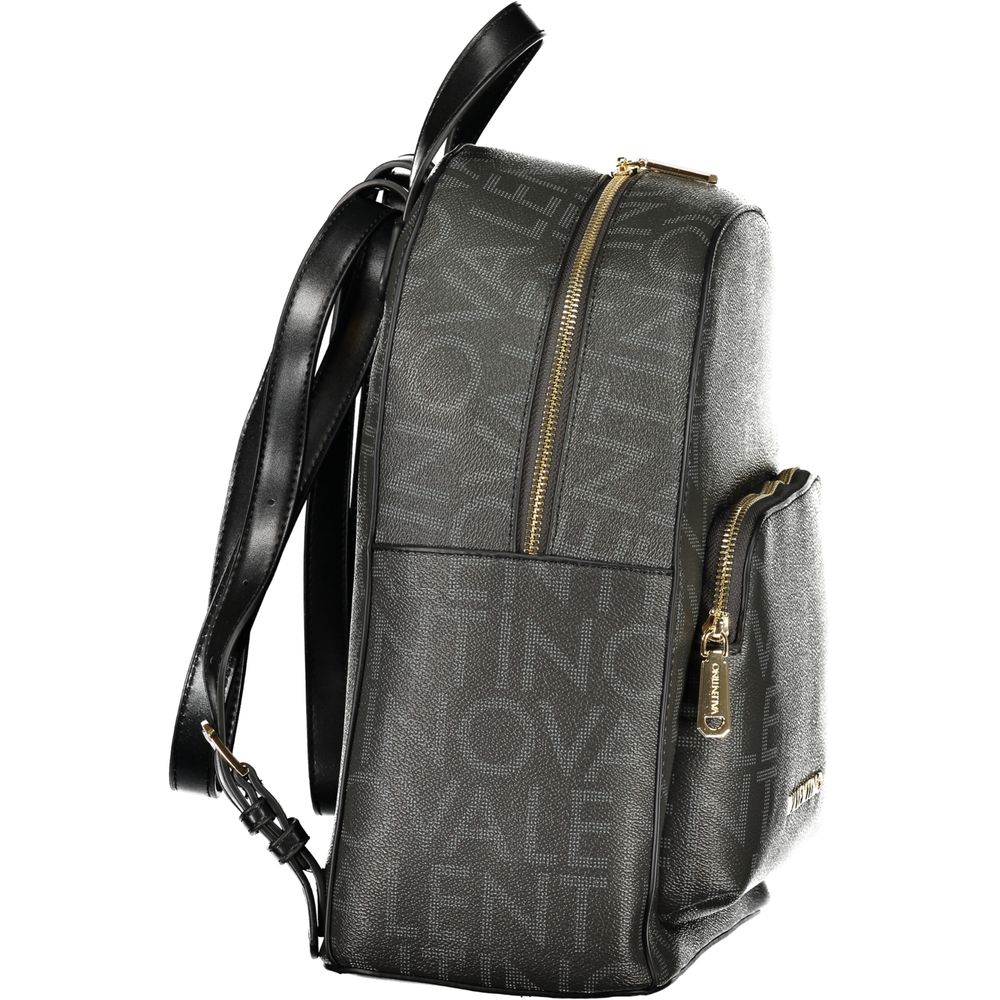 Mario Valentino - Black Polyurethane Womens Backpack