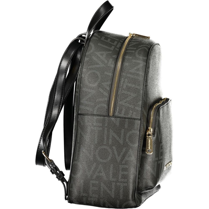 Mario Valentino - Black Polyurethane Womens Backpack