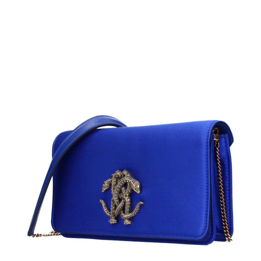 Roberto Cavalli - Blue Satin Clutch Bag