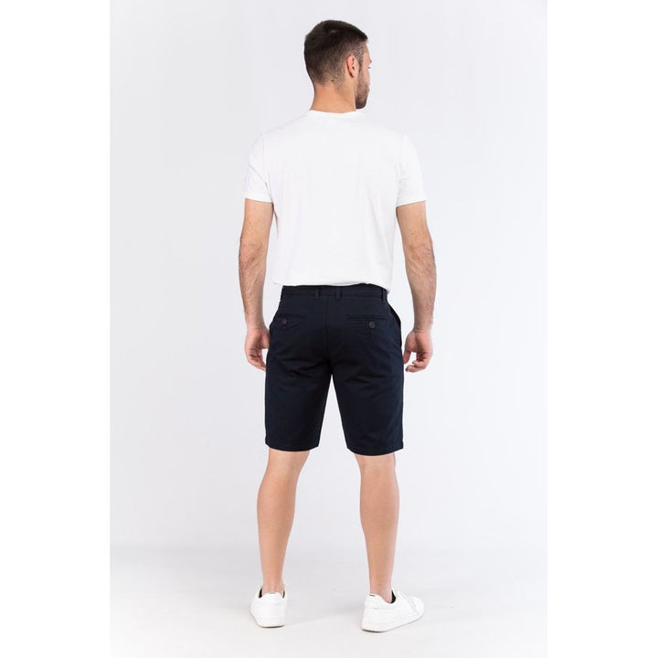 Champion Blue Cotton Bermuda Shorts