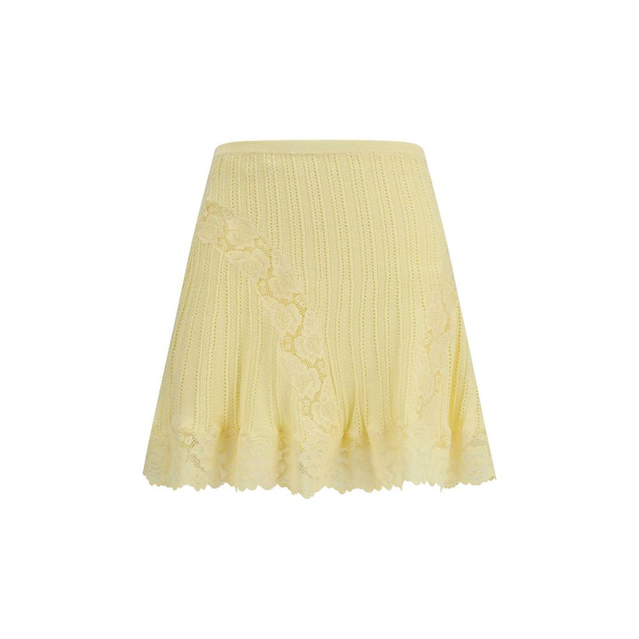 Women’s Self-portrait Bicolor Viscose Mini Skirt