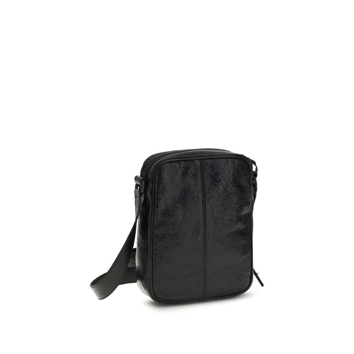 Balenciaga Black Lamb Ovis Aries Aries Shoulder Bag