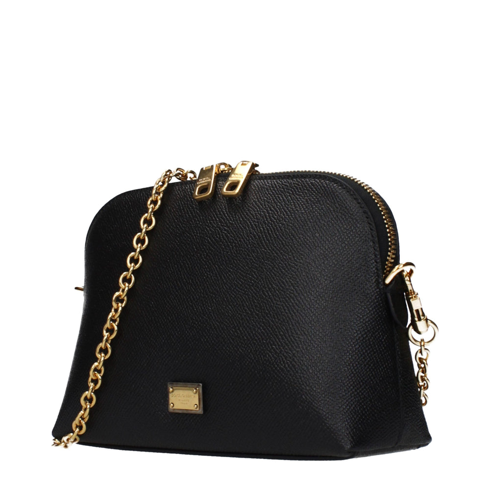 Dolce & Gabbana - Black Leather Shoulder Bag