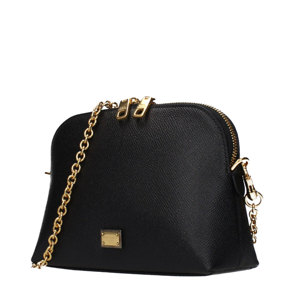 Dolce & Gabbana - Black Leather Shoulder Bag