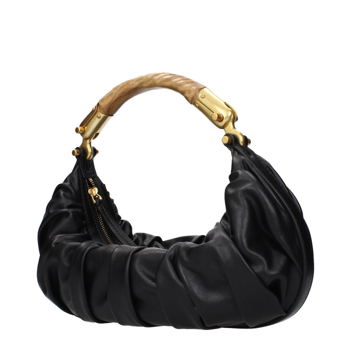 Balmain - Black Leather Handbag