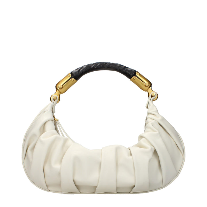 Balmain - Beige Leather Handbag