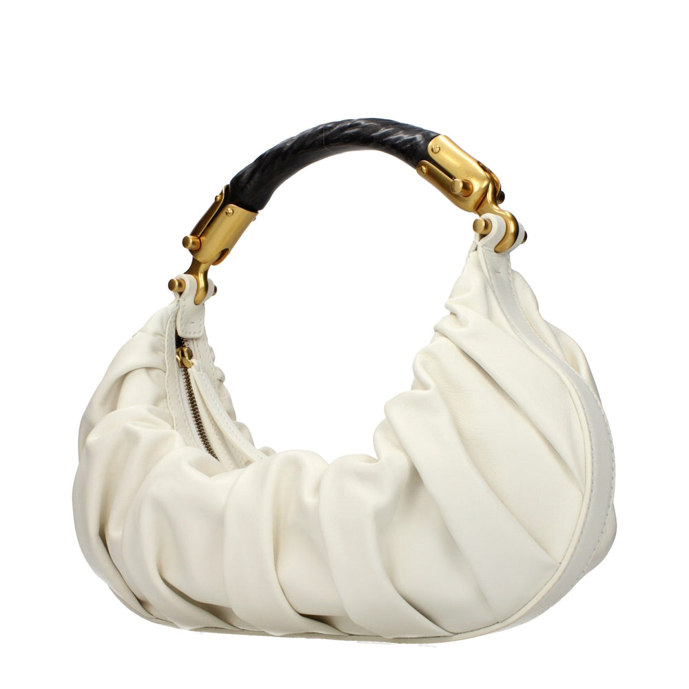 Balmain - Beige Leather Handbag
