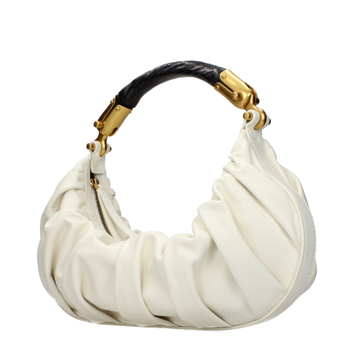 Balmain - Beige Leather Handbag