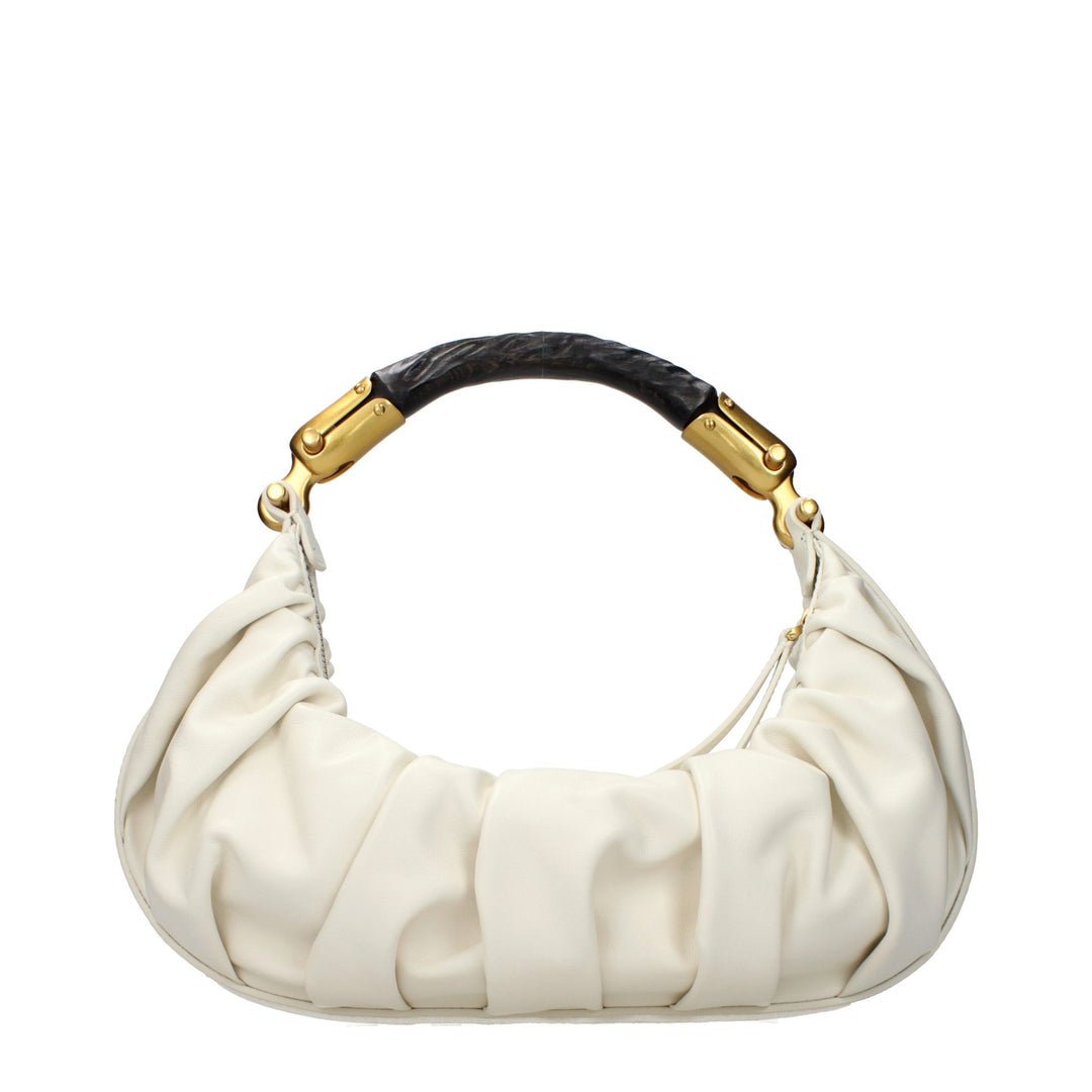Balmain - Beige Leather Handbag