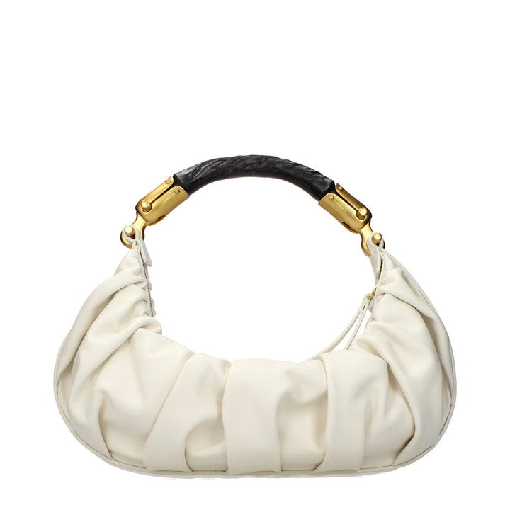 Balmain - Beige Leather Handbag