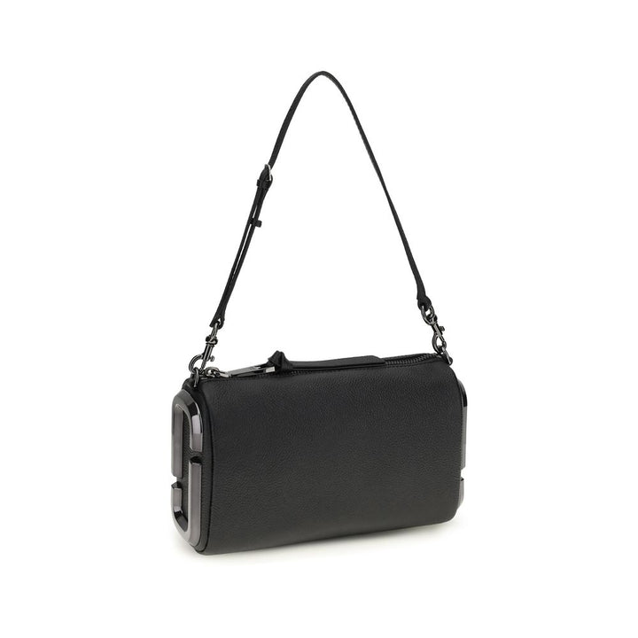 Marc Jacobs Black Calf Leather Bos Taurus Shoulder Bag