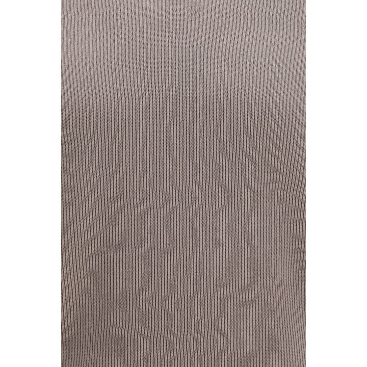 Brunello Cucinelli Gray Cotton Polo Shirt