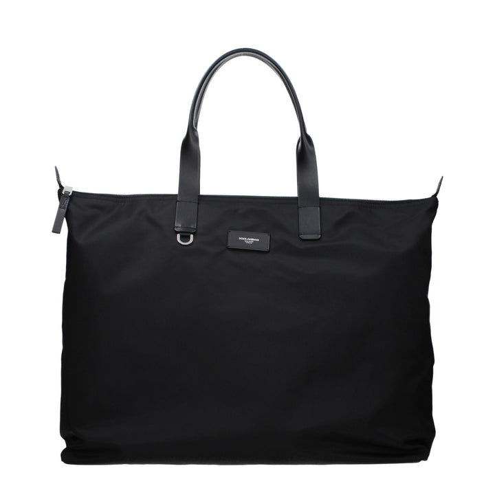Dolce &amp; Gabbana Black Nylon Shoulder Bag