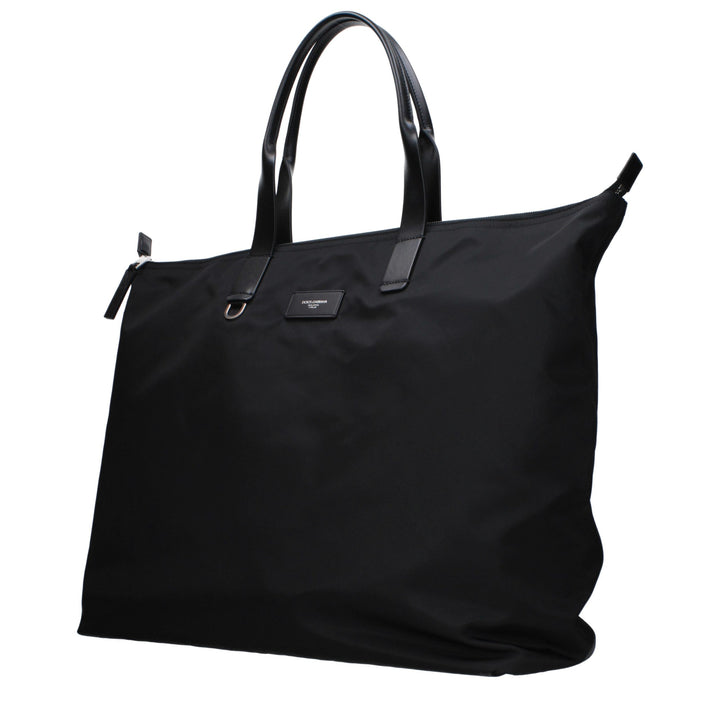 Dolce &amp; Gabbana Black Nylon Shoulder Bag