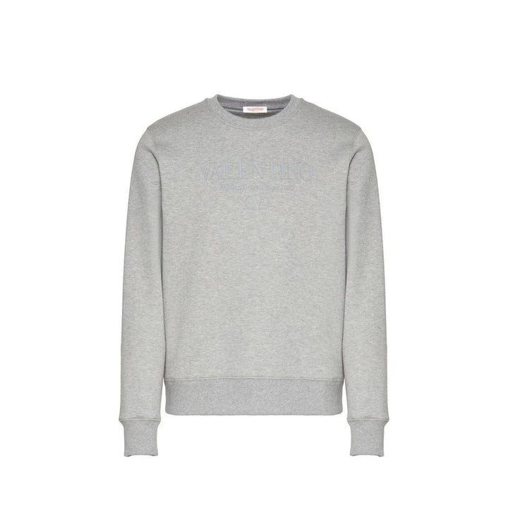 Valentino Garavani Gray Cotton Sweatshirt