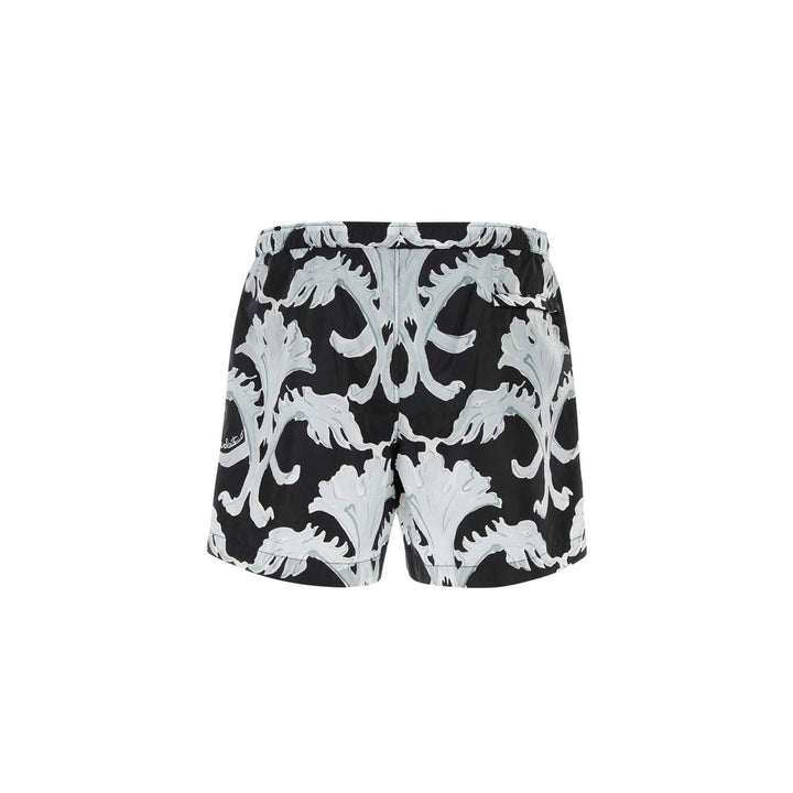 Valentino Garavani Black Polyamide Swim Shorts