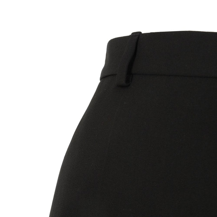 Balenciaga Black Wool Flared Pants