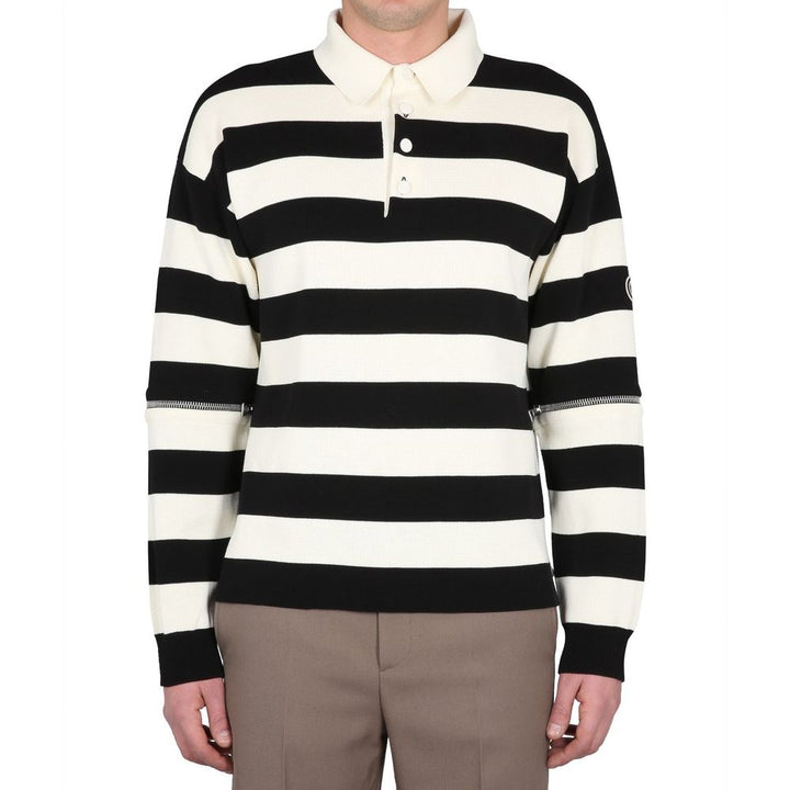 Gucci White Cotton Polo Shirt