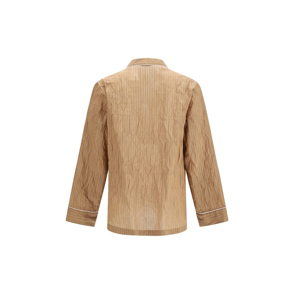 Dolce &amp; Gabbana Beige Linen Robe