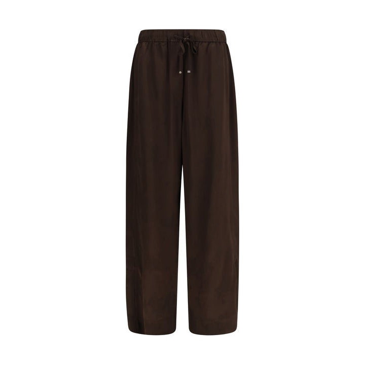 Ganni Brown Acetate Casual Pants