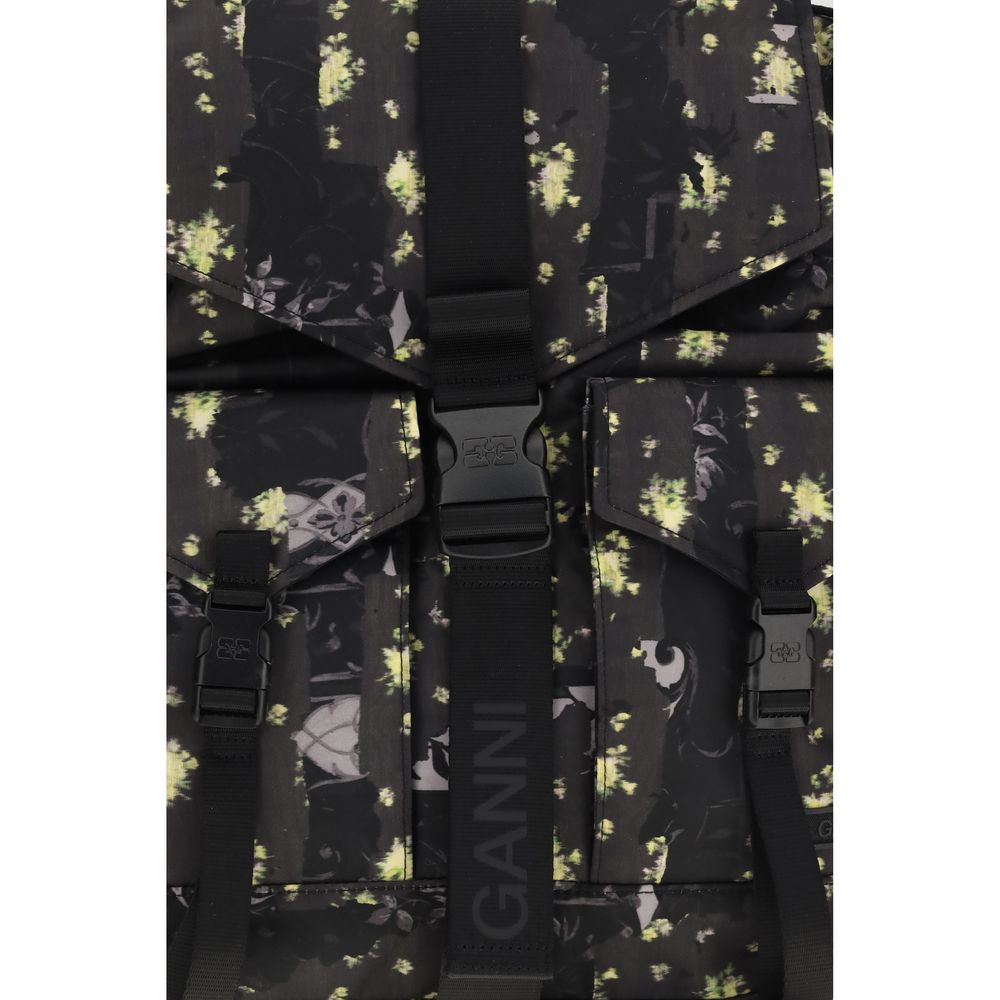 Ganni - Multicolor Recycled Polyamide Backpack