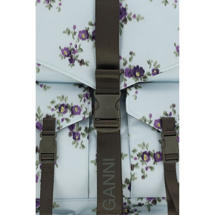 Ganni - Blue Polyester Backpack