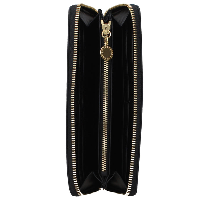 Stella McCartney Black Leather Wallet