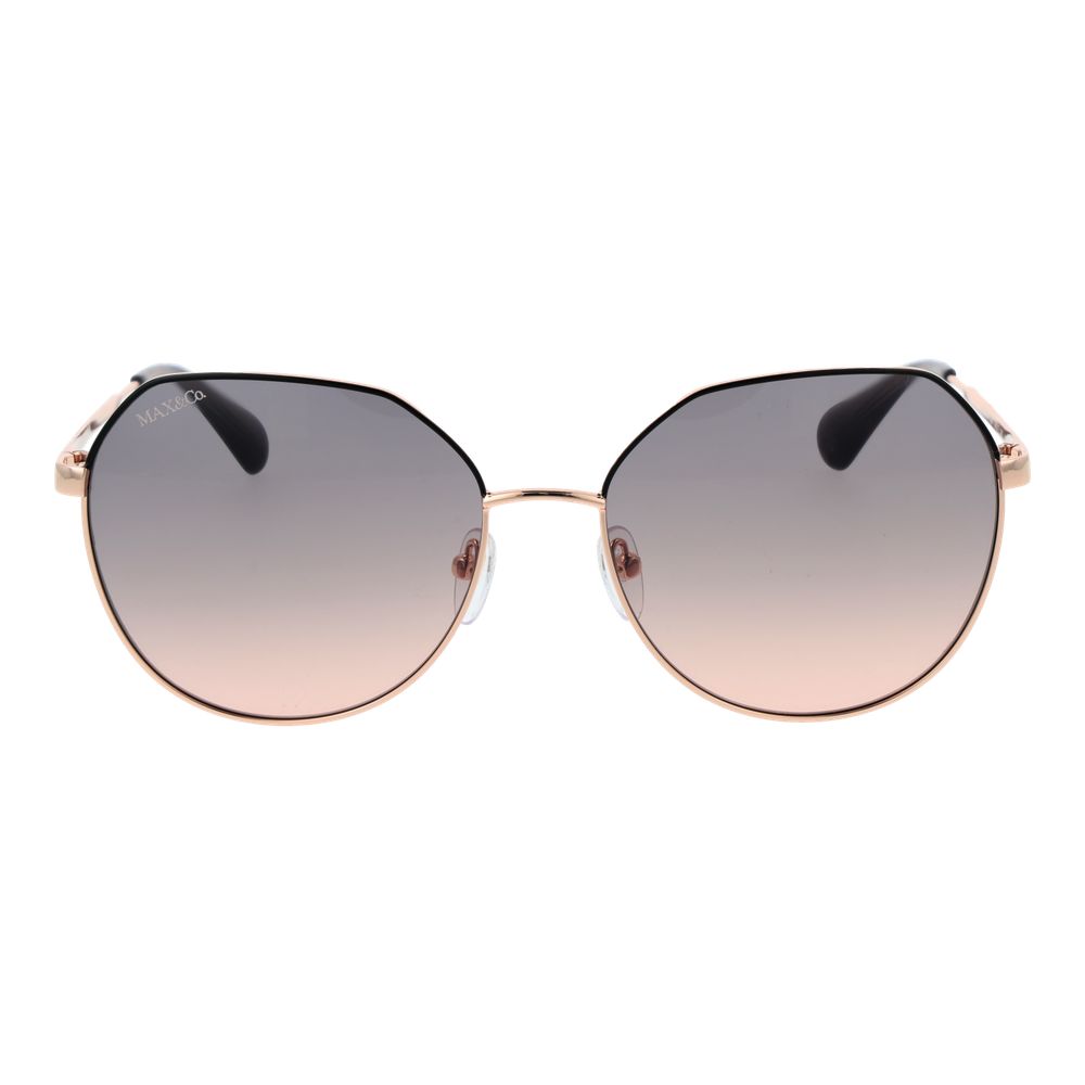 Max &amp; Co Rose Gold Metal &amp; Plastic Sunglasses