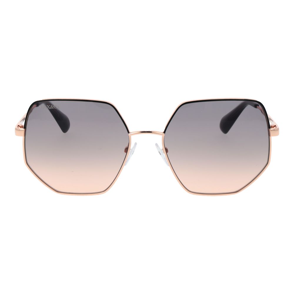Max &amp; Co Rose Gold Metal Sunglasses