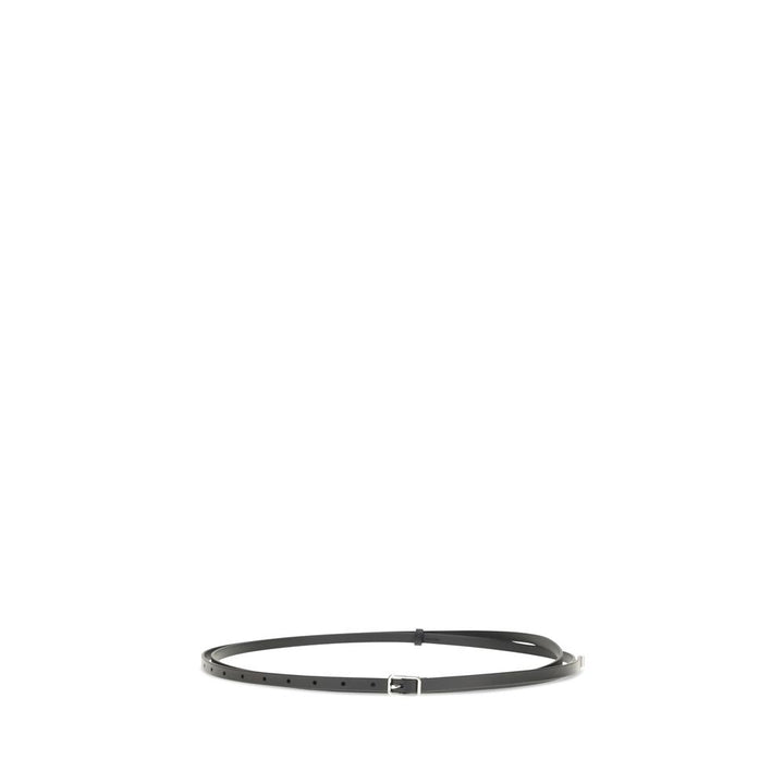 Givenchy Black Calf Leather Bos Taurus Belt