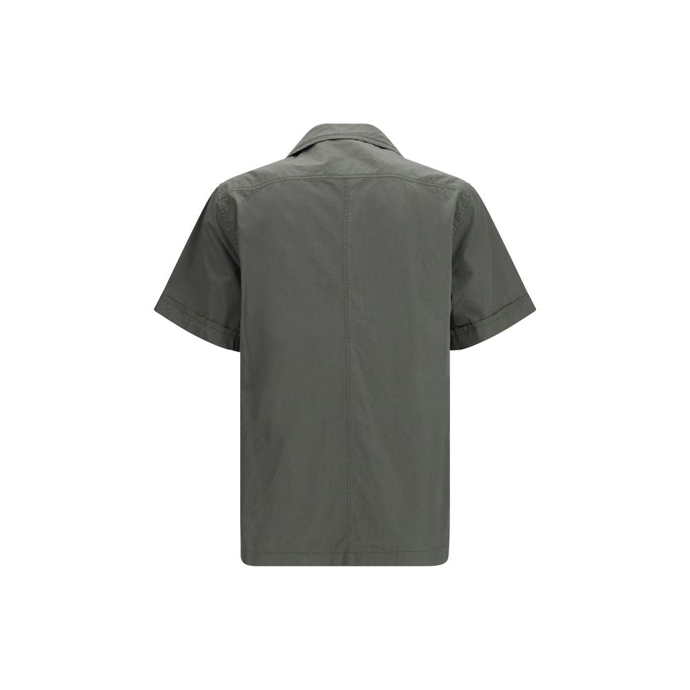 Dolce &amp; Gabbana Gray Cotton Shortsleeve Shirt