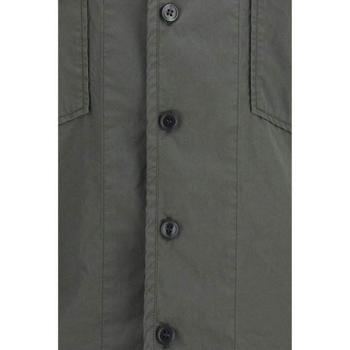 Dolce &amp; Gabbana Gray Cotton Shortsleeve Shirt