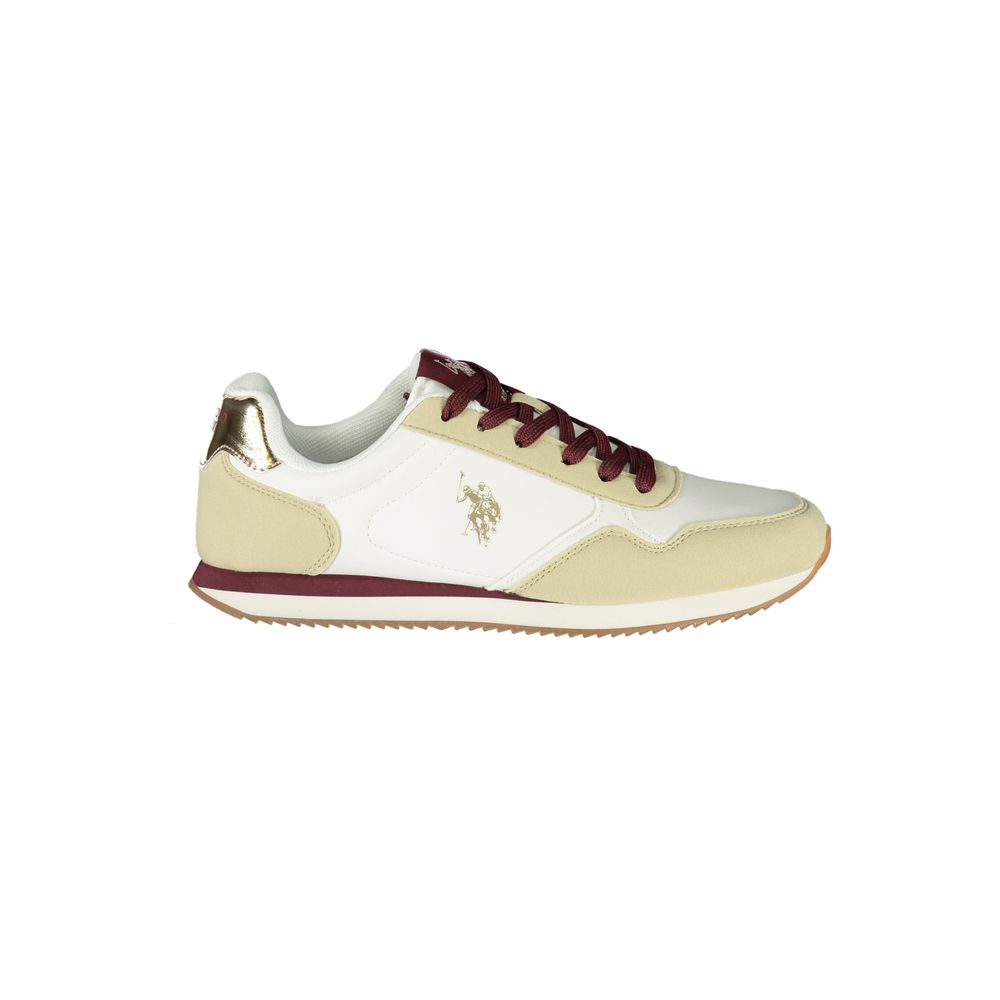 U.S. POLO ASSN. White Polyurethane Women&