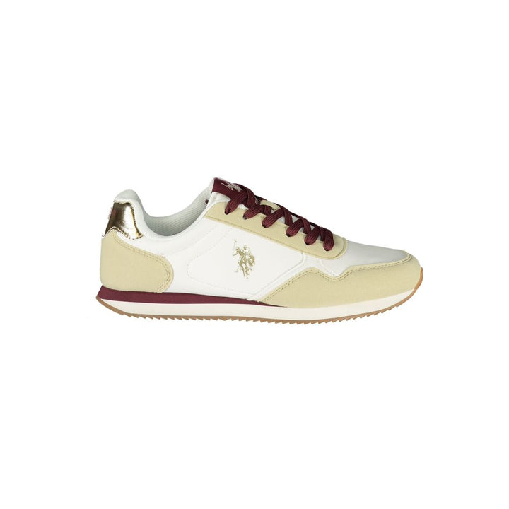 U.S. POLO ASSN. White Polyurethane Women&