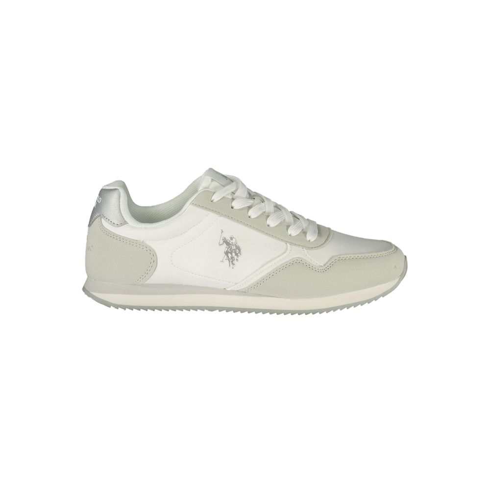 U.S. POLO ASSN. White Polyurethane Women&