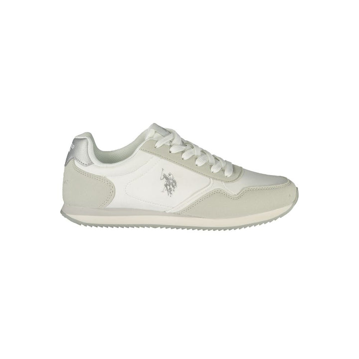 U.S. POLO ASSN. White Polyurethane Women&