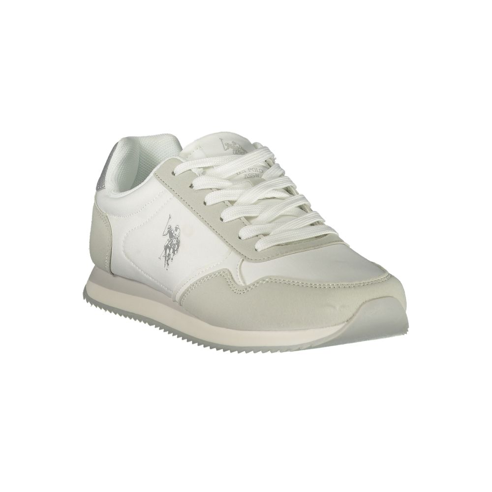 U.S. POLO ASSN. White Polyurethane Women&