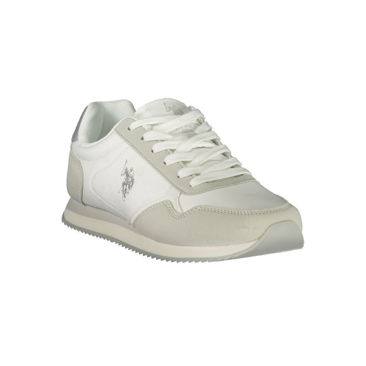 U.S. POLO ASSN. White Polyurethane Women&