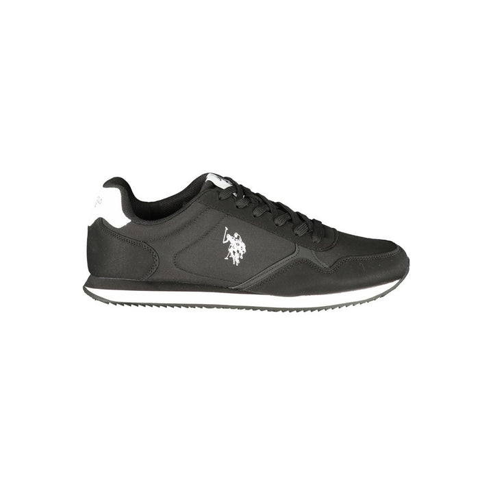 U.S. POLO ASSN. Black Polyurethane Men&