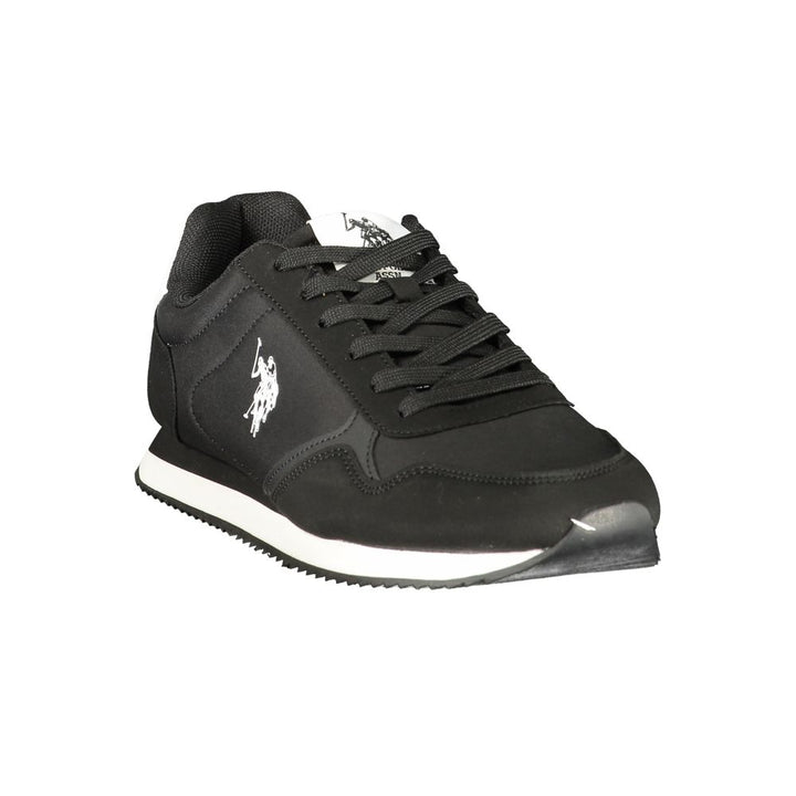 U.S. POLO ASSN. Black Polyurethane Men&