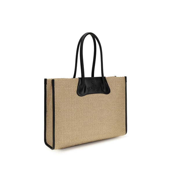 Vivienne Westwood - Beige Raffia Shoulder Bag